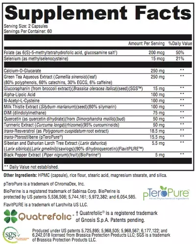 D-Z-No-Phi Supplement Facts