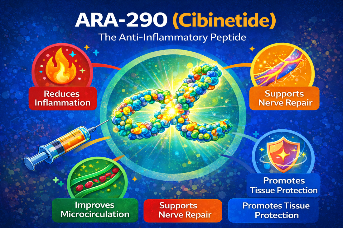 ARA-290 (Cibinetide): The Anti-Inflammatory Peptide for Nerve Repair and Chronic Disease