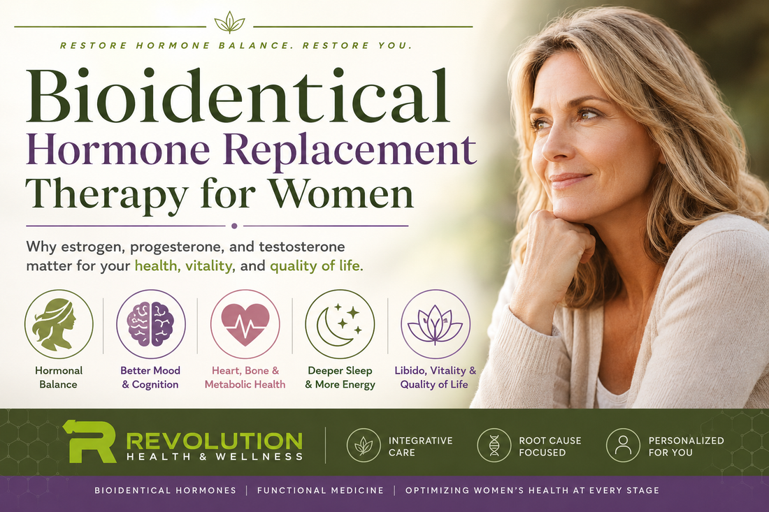 Bioidentical Hormone Replacement Therapy for Women: Estrogen, Progesterone & Testosterone
