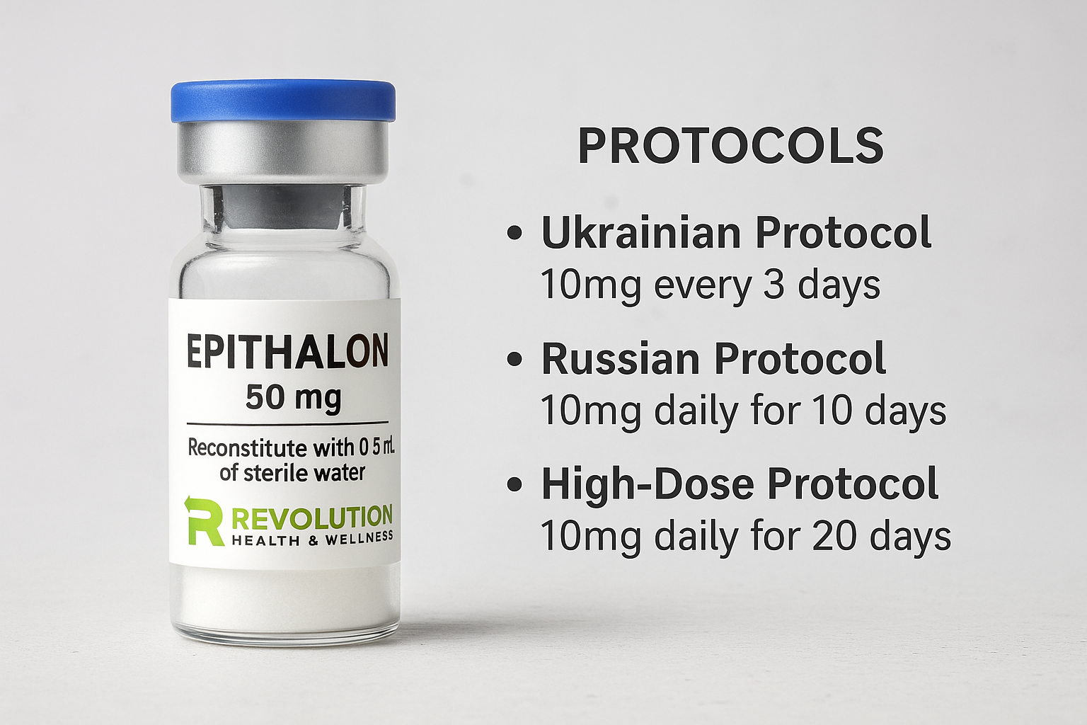 Epithalon Peptide: Anti-Aging, Longevity, and Telomere Support – Revolution  Health & Wellness