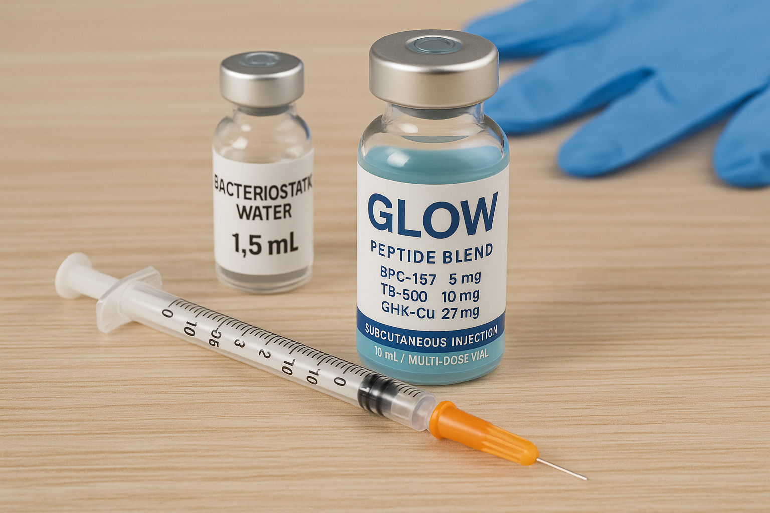 GLOW Peptide: BPC-157 + TB-500 + GHK-Cu for Injury & Tissue Recovery Revolution Health & Wellness GLOW Peptide: BPC-157 + TB-500 + GHK-Cu for Injury & Tissue Recovery Revolution Health & Wellness