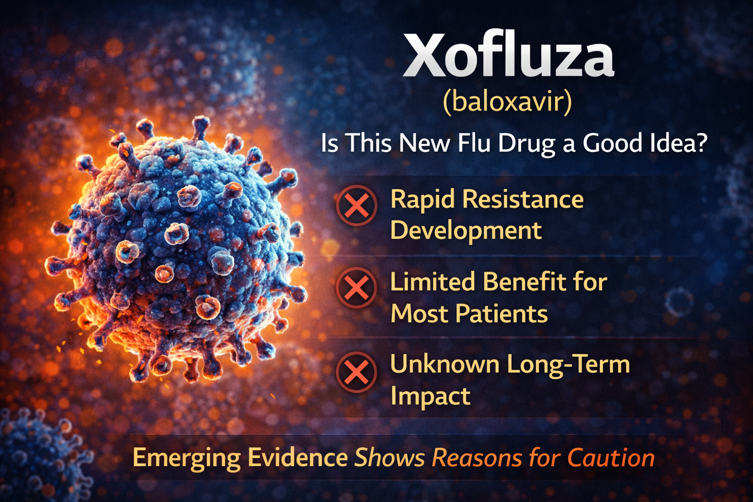 Xofluza (Baloxavir): Why This New Flu Drug May Not Be the Best Idea ...