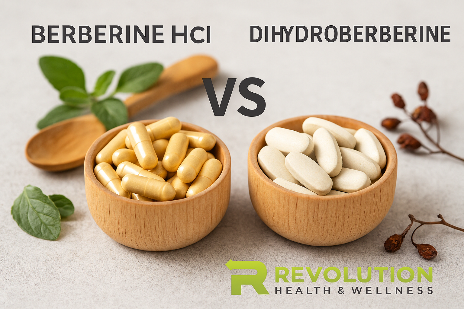 Berberine HCl vs. Dihydroberberine: Which Form is Better for Blood Sug –  Revolution Health & Wellness