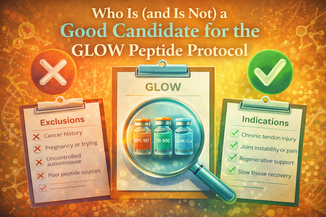 Who Is a Good Candidate for the GLOW Peptide Protocol Revolution Health & Wellness Who Is a Good Candidate for the GLOW Peptide Protocol Revolution Health & Wellness