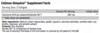 CoQMax Ubiquinol; Revolution Supplement