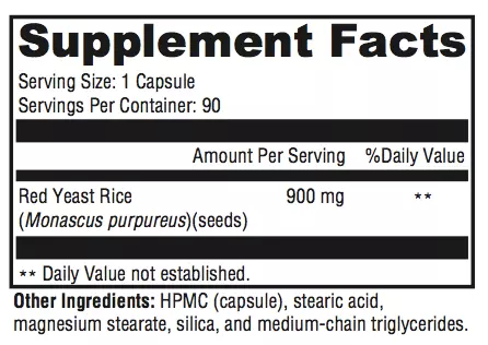 Red-Yeast-Supplement-Facts-Revolution-Supplement